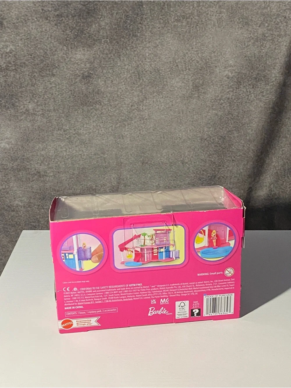 Mini BarbieLand Dreamhouse Playset (Mattel JLG70/JLG71) NIB